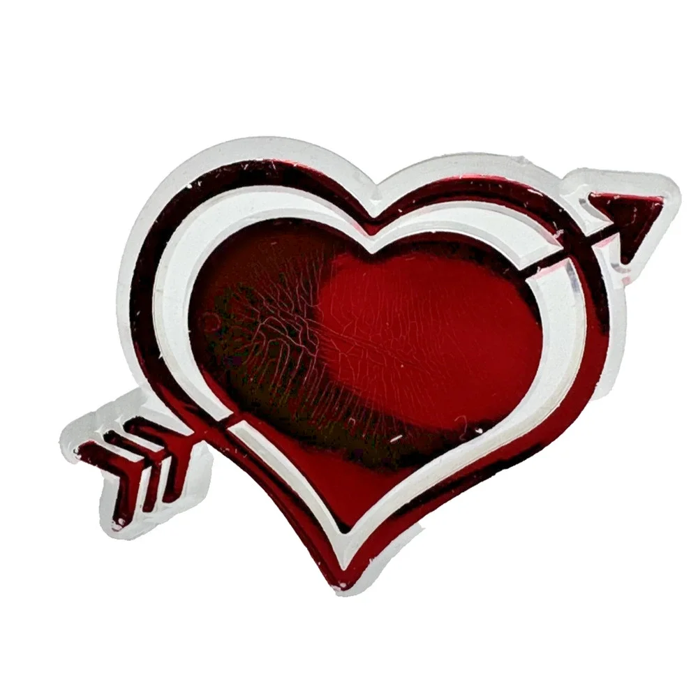 24 Pack Cupid and Hearts Cupcake Rings Valentine Party Cake Topper Favors